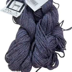 2 Hanks Classic Elite Inca Alpaca Yarn Color Peru 50g 109 YD Color 1154 Lot 5017